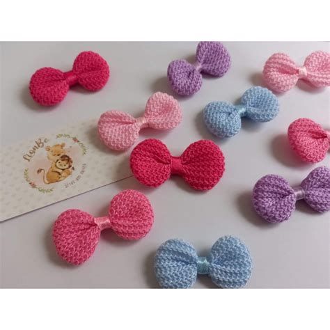 Laço Em Croche Para Aplique