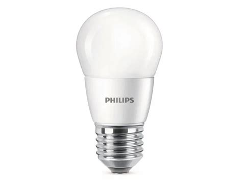 PHILIPS LED fényforrás E27 7W gömb melegfehér