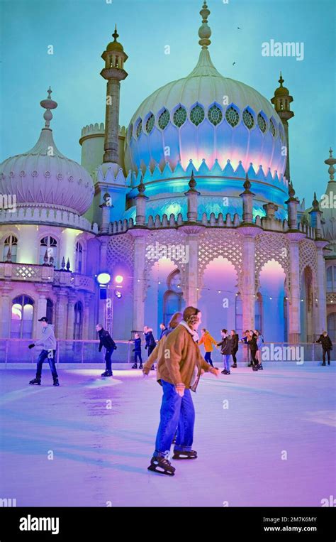 The Royal Pavilion Ice Rink, Brighton Stock Photo - Alamy