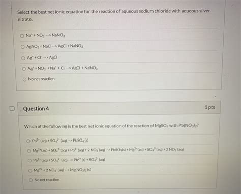 Solved Suppose That Aqueous Solutions Of Barium Nitrate And Chegg