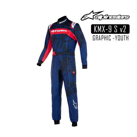 Alpinestars Kart Suit Kmx 9 V2s Graphic 5 Youth International