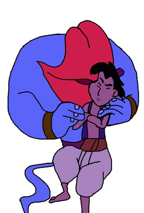 Genie Kisses Aladdin by TheGothEngine on DeviantArt