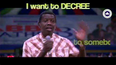 PASTOR E A ADEBOYE PROPHETIC DECLARATION YouTube