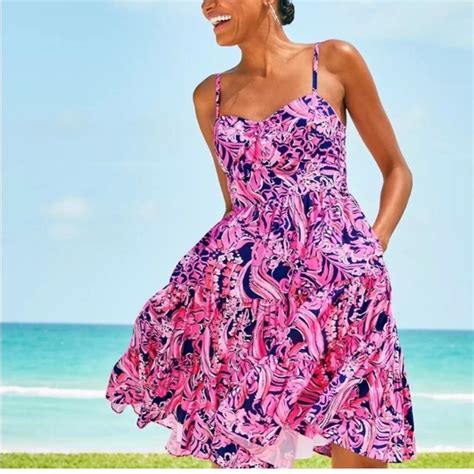 Lilly Pulitzer Dresses Lilly Pulitzer Adalia Tiered Dress New With