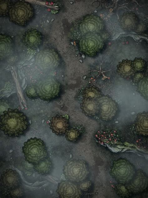 Misty Forest Map Now With A Road Grid And Gridless Versions