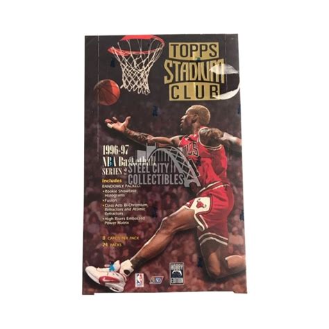 Topps Stadium Club Series Basketball Hobby Box Steel City