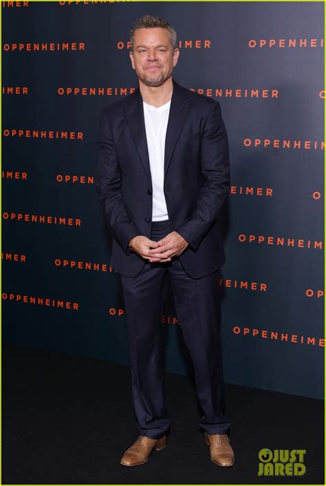 Matt Damon Attends 'Oppenheimer' Paris Premiere With Two of His ...