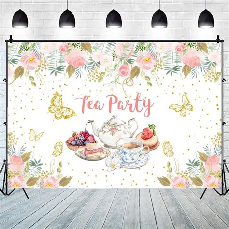 Amazon Yeele X Ft Tea Party Backdrop For Photography Let S