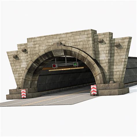 3d entrance tunnel model