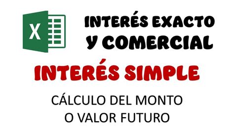 Interés Simple Exacto Y Comercial Cálculo Del Monto Acumulado En