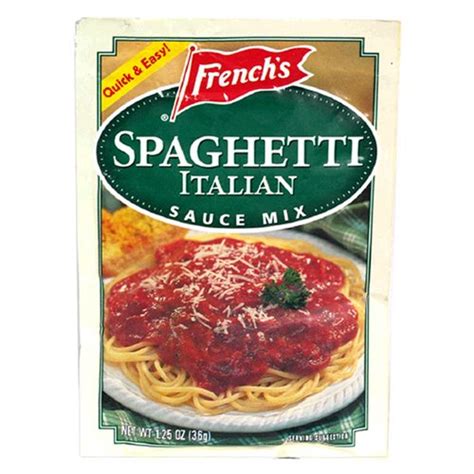 Frenchs Italian Spaghetti Sauce Mix 125 Ounce Packets Pack Of 24