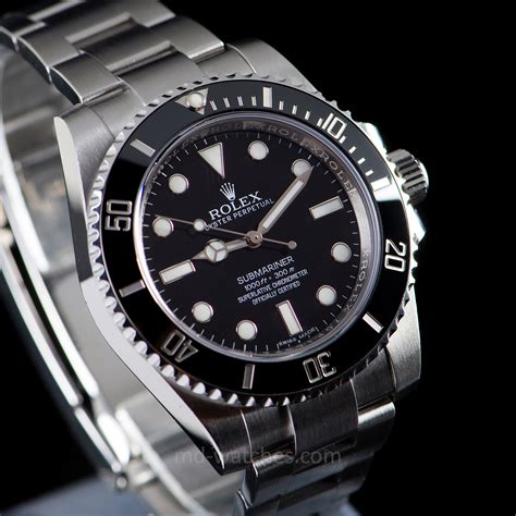 Rolex Submariner No Date Ceramic Ref 114060 40mm MD Watches