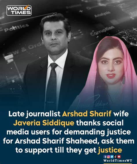 Javeria Siddique On Twitter RT WorldTimesWT Late Journalist Arshad