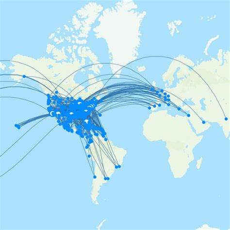 American Airlines routes 2025 – map with all flights - Flight Routes