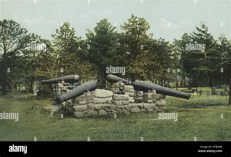 Postcard Showing The Grave Of Myles Standish Duxbury Massachusetts 1914 From The New York