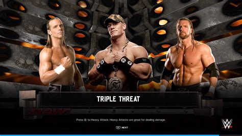 Wwe K John Cena Vs Triple H Vs Shawn Michaels Youtube