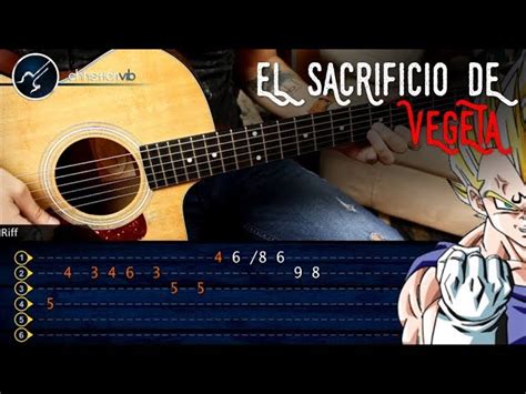 El Sacrificio De Vegeta DRAGON BALL Z Guitarra Tutorial Punteo