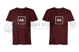 Panduan Ukuran Sablon Kaos A2 A3 A4 A5 A6 A7 Galeri Konveksi 51