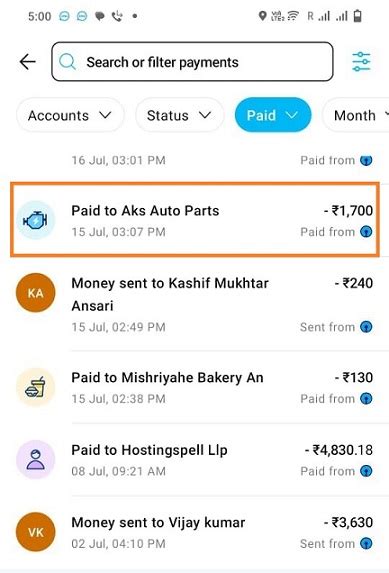 How To Check Utr Number Or Upi Ref No In Paytm