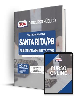 Apostila Prefeitura De Santa Rita PB Assistente Administrativo 2023