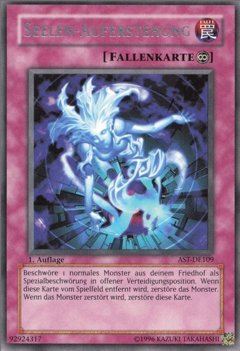 Recollectibles Sammelkarte Yugioh Karte Seelen Auferstehung Deutsch Yu