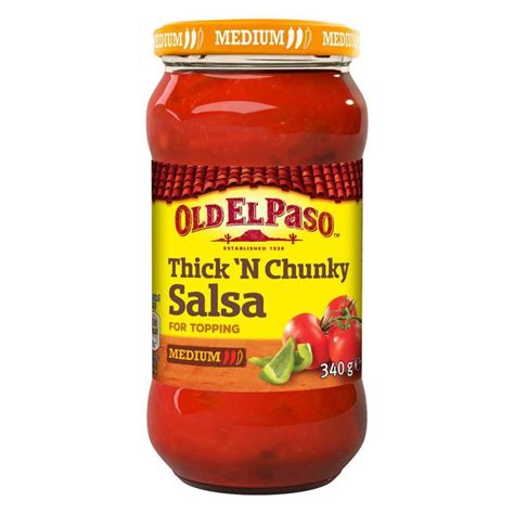 OLD EL PASO THICK N CHUNKY SALSA MEDIUM 340 G