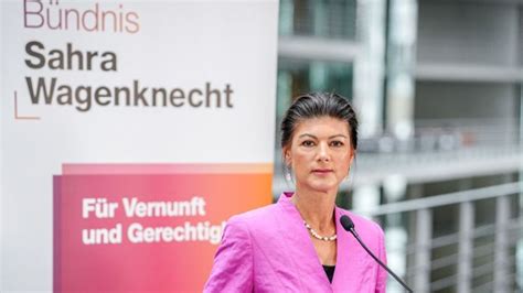 Bündnis Sahra Wagenknecht Bsw Will Im November Landesverband In Bayern