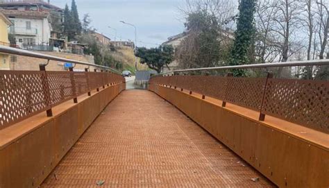 Inaugurato Il Nuovo Ponte Ciclopedonale Lungo La Via Flaminia Il Metauro