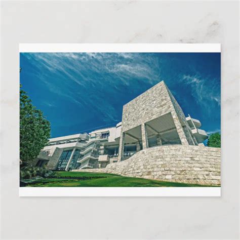 The Getty Center Exhibitions Pavilion Postcard | Zazzle