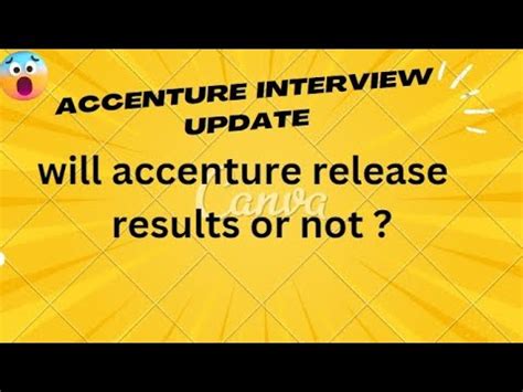 Accenture Interview Update July August Youtube