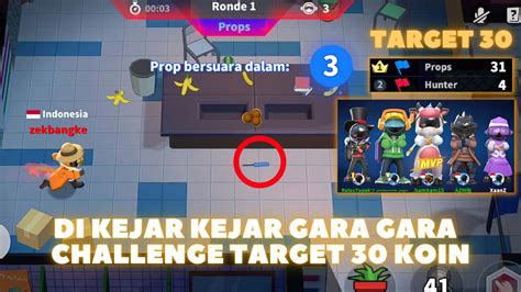 CHALLENGE MODE PROP HUNT HARUS DAPAT 30 KOIN DAN MENANG 2 RONDE