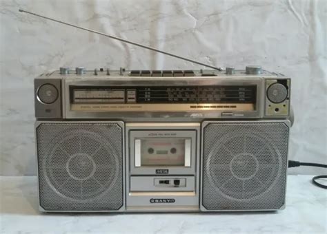 Vintage Sanyo M 9975lu Boombox Am Fm Radio Cassette Ghetto Blaster £4999 Picclick Uk