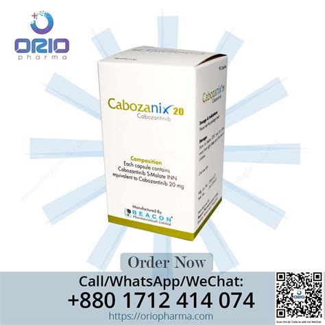 Cabozanix Mg Cabozantinib Capsule Orio Pharma