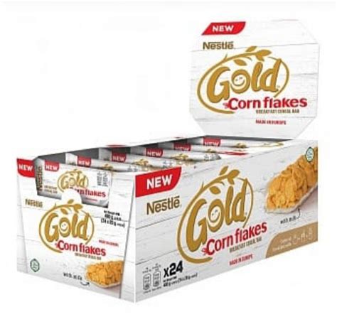 雀巢玉米穀物棒24 x 20g Nestle Gold Corn Flakes Cereal Bar 嘢食 嘢飲 包裝食物 即食