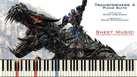 Transformers 4 Age Of Extinction Piano Suite All Themes From The