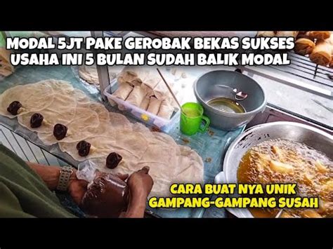 CERDAS TAU RESEPNYA LANGSUNG BUKA SENDIRI CUMA JUALAN INI OMSET 300