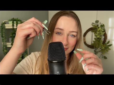 ASMR Hand Movements Around The Mic Plucking Visual Invisible