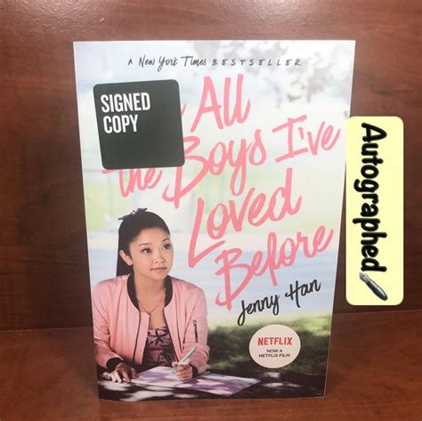 To All the Boys Ive Loved Before by Jenny Han SIGNED Paperback Book ...