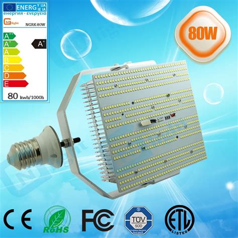 SMD2835 LED Retrofit parking lot light 80W retrofit 250W Metal halide ...