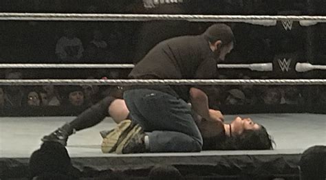 Paige may have suffered an injury at a WWE Live Event