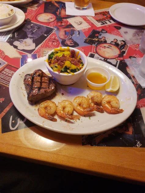 Texas Roadhouse 6oz Sirloin Grilled Shrimp With Loaded Broccoli R