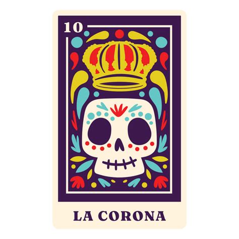 La Corona Mexican Holiday Tarot Card Png And Svg Design For T Shirts