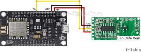 Esp8266 Nodemcu V3 And Motion Sensor Rcwl 0516 On Home Assistant Esphome Elec Cafe