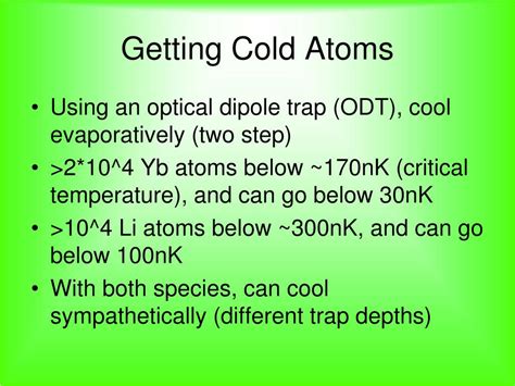 PPT Optical Trapping Of Atoms Characterization And Optimization