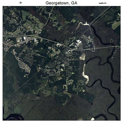 Aerial Photography Map of Georgetown, GA Georgia