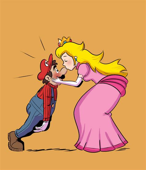 Mario and Peach by jihef03 on DeviantArt