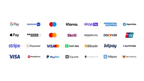 Payment Gateway Logos Popular Payment Partners Figma