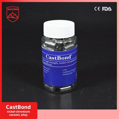 Nickel Ceramics Dental Alloy 400g CastBond Beryllium Free Nickel