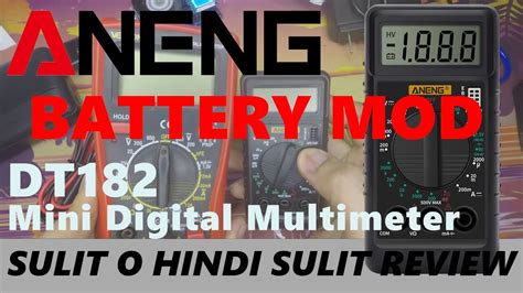 Aneng Multitester Battery Mod Alkaline To Lithium Youtube