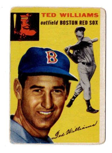 Topps Ted Williams Boston Red Sox Ebay